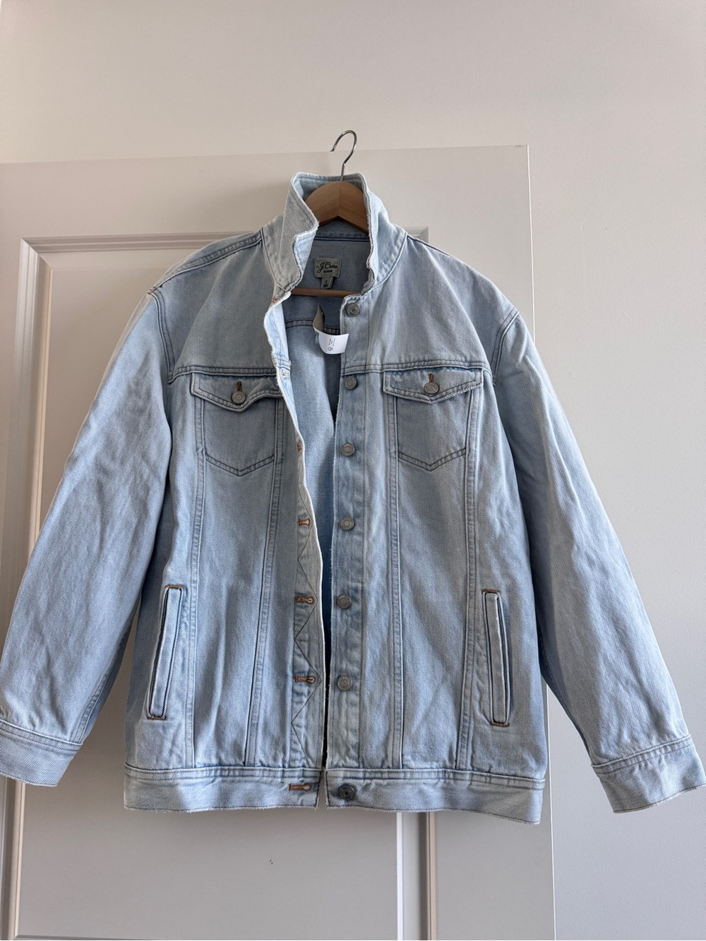 J Crew Lighwash Denim Jacket